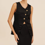 Posse - GIGI GILET - BLACK