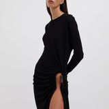 Christopher Esber - Helix Crystal Stone Long Sleeve Dress