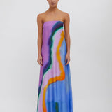Christopher Esber - Aura Silk Strapless Dress