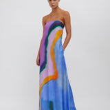 Christopher Esber - Aura Silk Strapless Dress