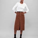 FRAME - The Penelope Skirt -- Toast