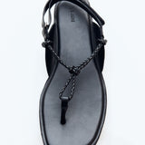St. Agni - Woven Rope Sandal - Black