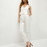 Veronica Beard - Sofia Stretch-Linen Pant