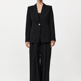 St. Agni - Slim Cut Out Blazer - Black