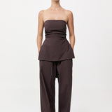 St. Agni - Relaxed Pants - Chocolate Plum