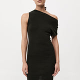 St. Agni - Asymmetric Knit Mini Dress - Basil