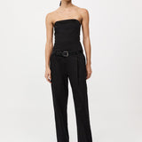 St. Agni - Tailored Strapless Jumpsuit - Black