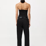 St. Agni - Tailored Strapless Jumpsuit - Black