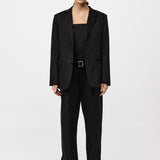 St. Agni - Tailored Strapless Jumpsuit - Black