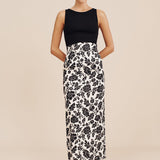 Posse - ROMEO SKIRT - NOIR BLOOM