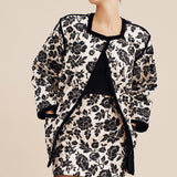 Posse - ROMEO MINI SKIRT - NOIR BLOOM