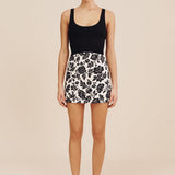 Posse - ROMEO MINI SKIRT - NOIR BLOOM