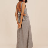 Posse - AMELIA SQUARE NECK DRESS - GINGHAM