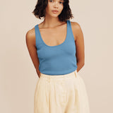 Posse - AXEL SCOOP TANK - BLUE