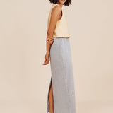 Posse - MIRA SKIRT - BLUE GINGHAM
