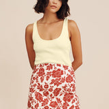 Posse - AXEL SCOOP TANK - BUTTER YELLOW