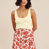 Posse - AXEL SCOOP TANK - BUTTER YELLOW