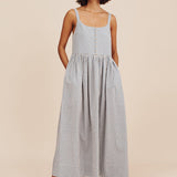 Posse - MIRA DRESS - BLUE GINGHAM