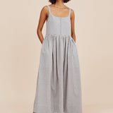 Posse - MIRA DRESS - BLUE GINGHAM