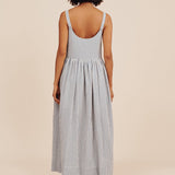 Posse - MIRA DRESS - BLUE GINGHAM