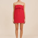 Posse - BERYL MINI DRESS - RUBY