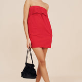 Posse - BERYL MINI DRESS - RUBY