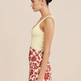 Posse - AXEL SCOOP TANK - BUTTER YELLOW