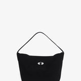 Christopher Esber - Turnlock Suede Shoulder Bag