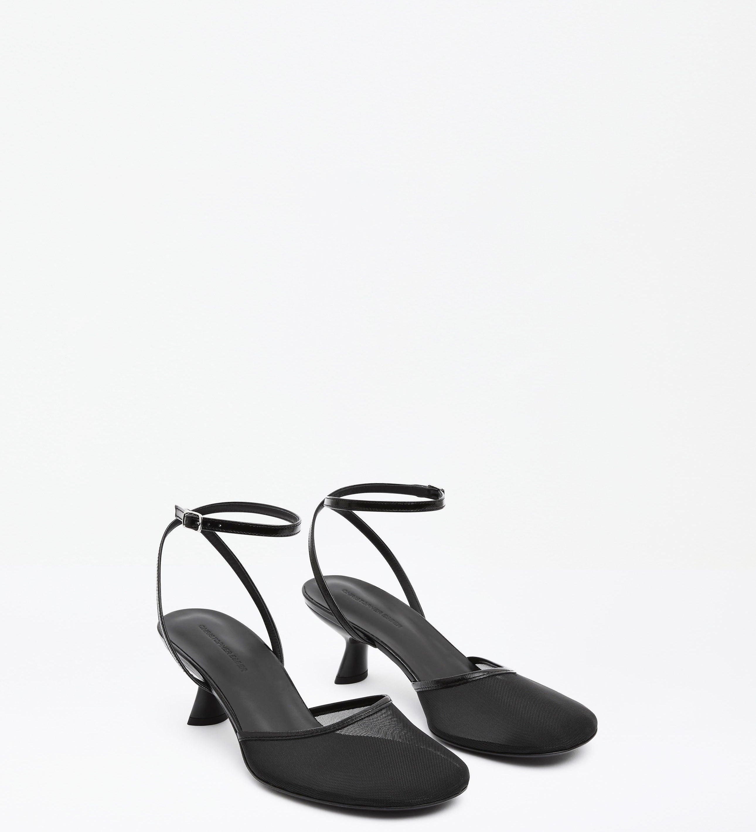 Christopher Esber - Sheer Mesh Mary Jane Heel