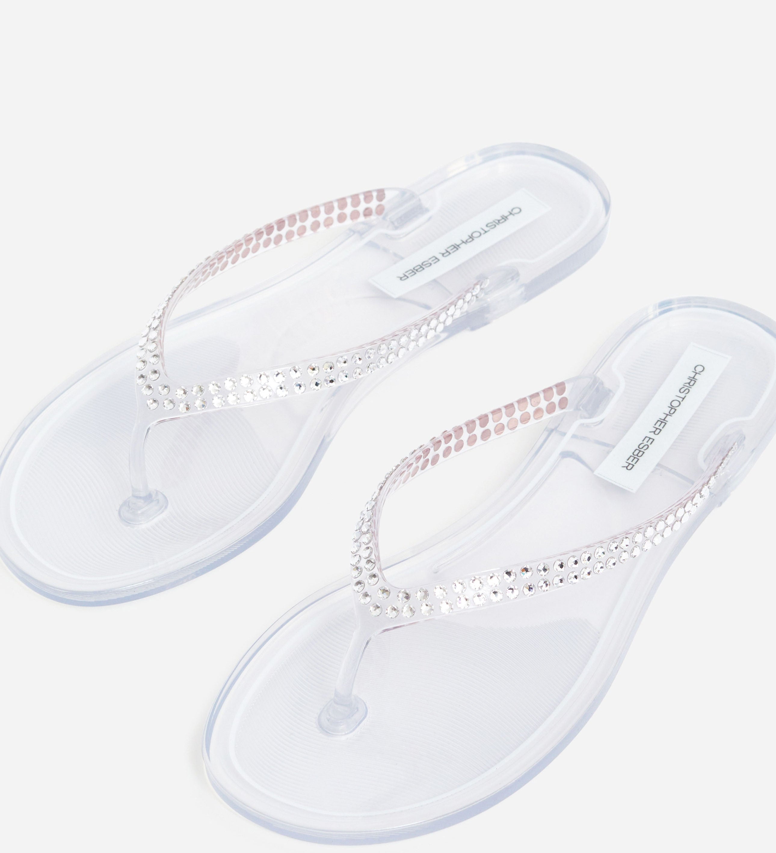 Christopher Esber - Jo Crystal Flip Flop