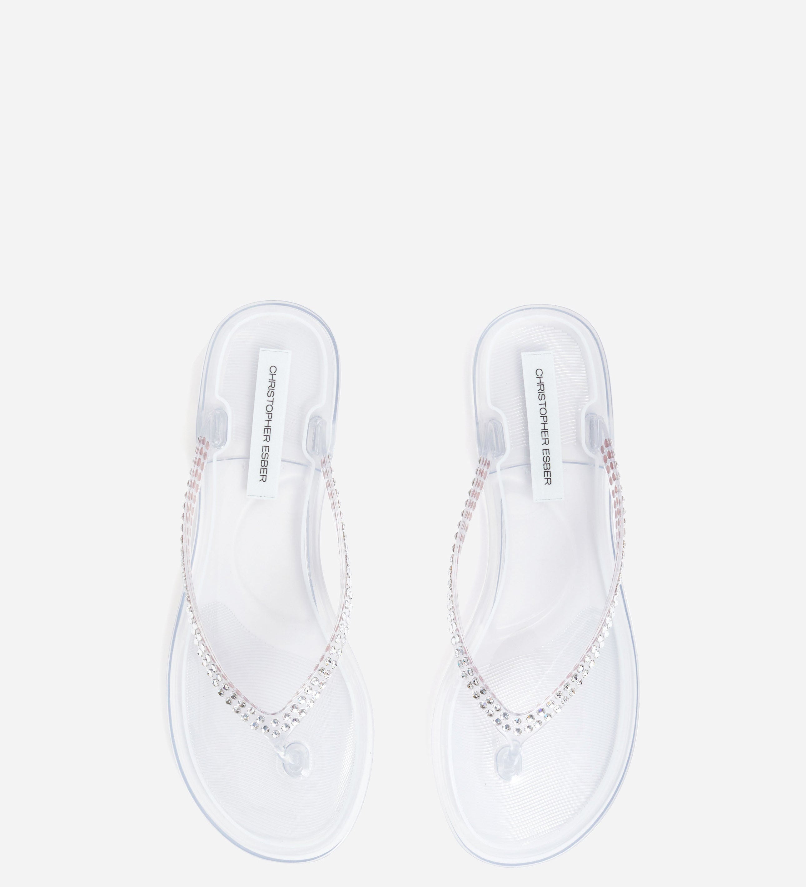 Christopher Esber - Jo Crystal Flip Flop