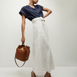 Veronica Beard - Vintry Eyelet Skirt