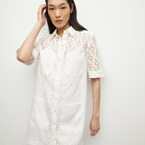 Veronica Beard - Rafaela Cotton Eyelet Shirtdress