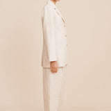 Posse - LEON BLAZER - BEIGE PINSTRIPE