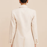 Posse - LEON BLAZER - BEIGE PINSTRIPE