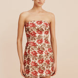 Posse - ROSALIE STRAPLESS MINI DRESS - ROSE BUD
