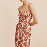 Posse - ROSALIE STRAPLESS DRESS - ROSE BUD