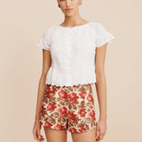Posse - GRACE BLOUSE - VINTAGE WHITE