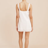 Posse - GRACE MINI DRESS - VINTAGE WHITE