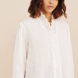 Posse - GRACE SHIRT - VINTAGE WHITE