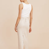 Posse - EMMA PENCIL SKIRT - NATURAL