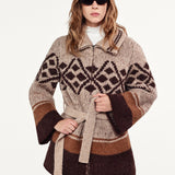 FRAME - Fair Isle Coatigan -- Cream Multi