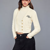 FRAME - Ritz Cable Cardigan -- Cream
