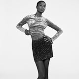 FRAME - Velvet Long Sleeve Top -- Dusk