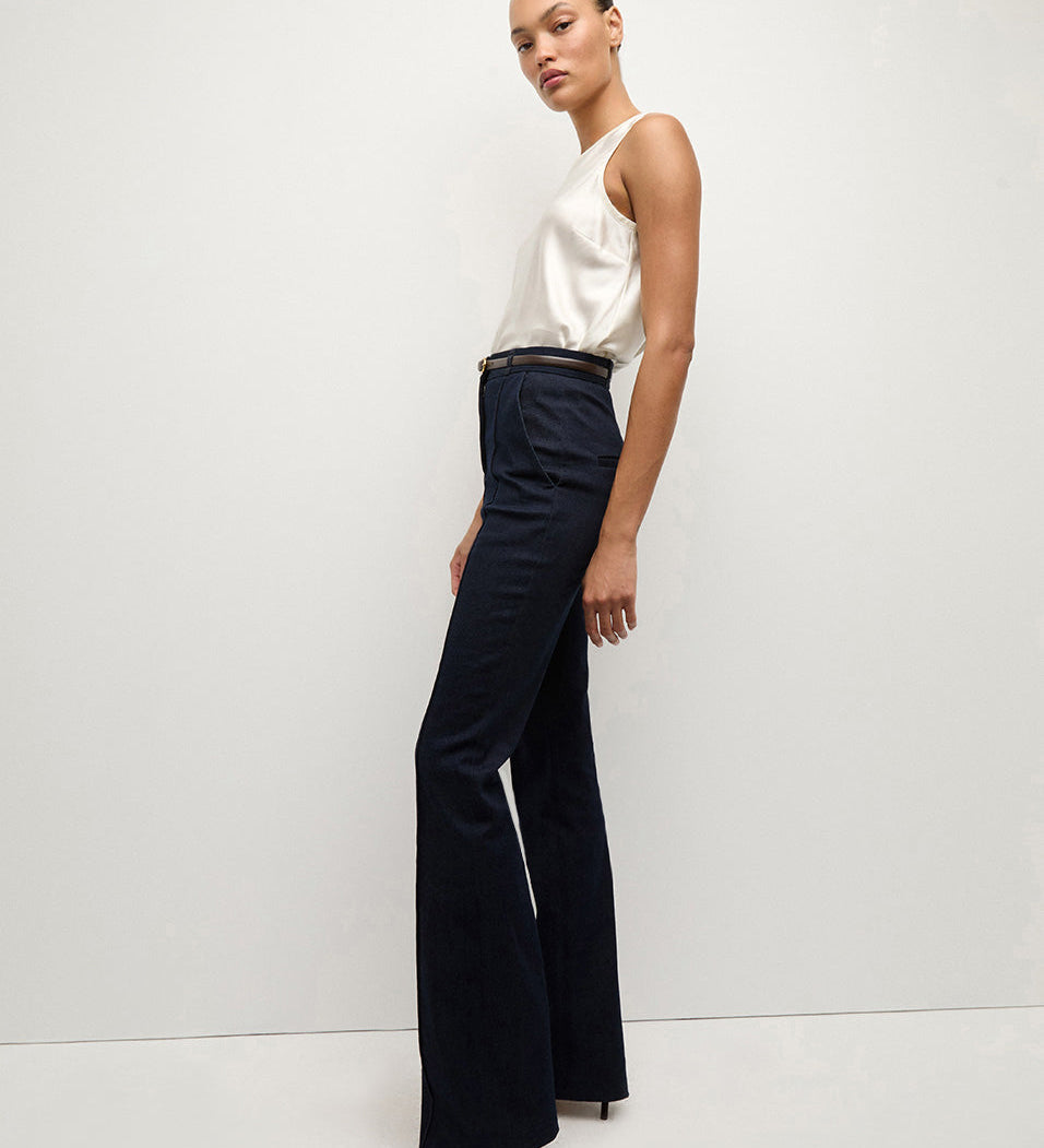 Veronica Beard - Gracie Belted Denim Pant