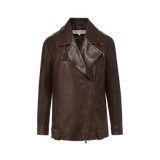 Veronica Beard - Thandie Leather Dickey Jacket