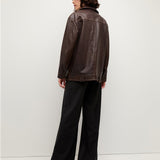 Veronica Beard - Thandie Leather Dickey Jacket