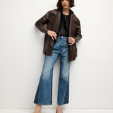 Veronica Beard - Thandie Leather Dickey Jacket