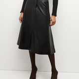 Veronica Beard - Louise Vegan Leather Skirt