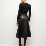 Veronica Beard - Louise Vegan Leather Skirt